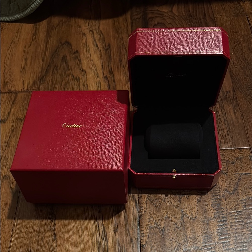 Cartier Red and Black Jewelry Box